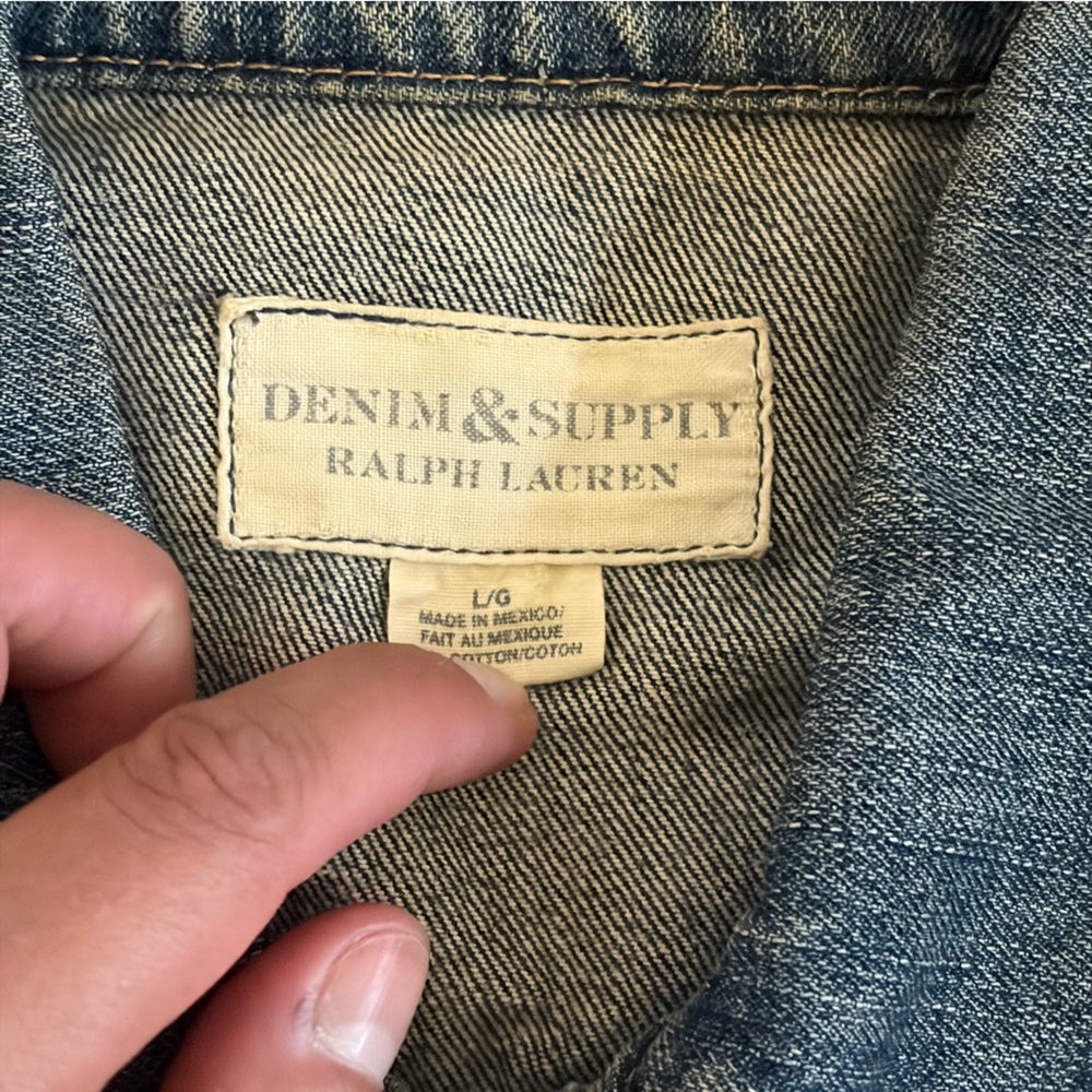 Denim & Supply Ralph Lauren Faded Blue Denim Jacket - Picture 3 of 9